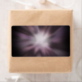 Étiquette Illustration cosmique d'éclat (En situation)