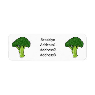 Étiquette Illustration de Broccoli