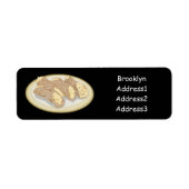 Étiquette Illustration de Cannoli (Devant)