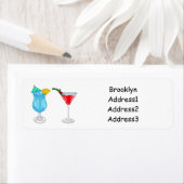 Étiquette Illustration de cocktail (En situation)