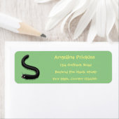 Étiquette Illustration de dessin mignon millipede (En situation)