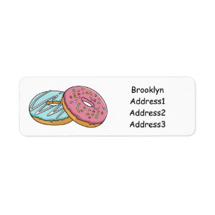 Étiquette Illustration de Donut