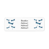 Étiquette Illustration de dragonfly (Devant)