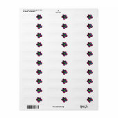 Étiquette Illustration de flux (Feuille entière)