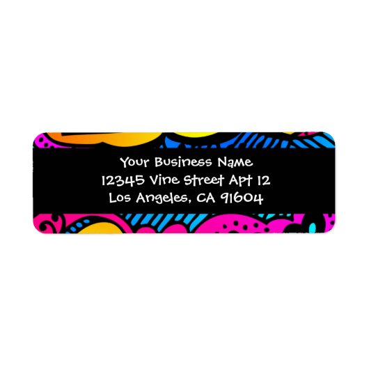 Étiquette Illustration de la bande dessinée Dream Big Neon G (Devant)