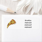 Étiquette Illustration de la pizza (En situation)