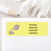 Étiquette Illustration de la série Teacup (En situation)