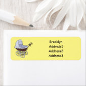 Étiquette Illustration de poussette (En situation)