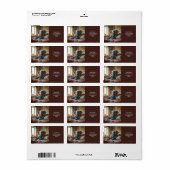 Étiquette Imaginaire Bébé mignon éléphant Jeans (Feuille entière)