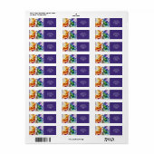 Étiquette Imaginaire Cute Pride Rainbow Angel (Feuille entière)