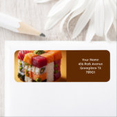 Étiquette Imaginaire Cute Sushi Petit Cube (En situation)