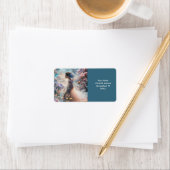 Étiquette Imaginaire Fleurs de Jardin de fille mignonnes (En situation)