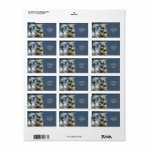 Étiquette Imaginaire mignon chien téléphone garçon (Feuille entière)