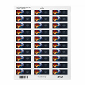 Étiquette Imaginaire mignon hiver Yin-Yang Automne (Feuille entière)