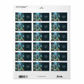 Étiquette Imaginaire minuscule scientifique de la souris (Feuille entière)