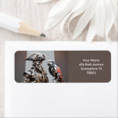 Étiquette Imaginaire Parrot mignonne Cyborg Pirate (En situation)