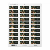 Étiquette Imaginaire Tigre mignon bébé Kitten (Feuille entière)