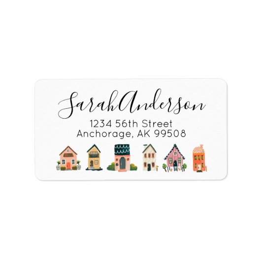 Étiquette Immobilier Maisons Retour (Devant)