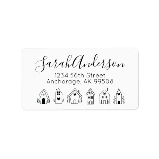 Étiquette Immobilier Maisons Retour (Devant)