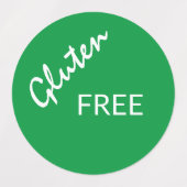 Étiquette imperméable antiallergique du produit (Design 1)