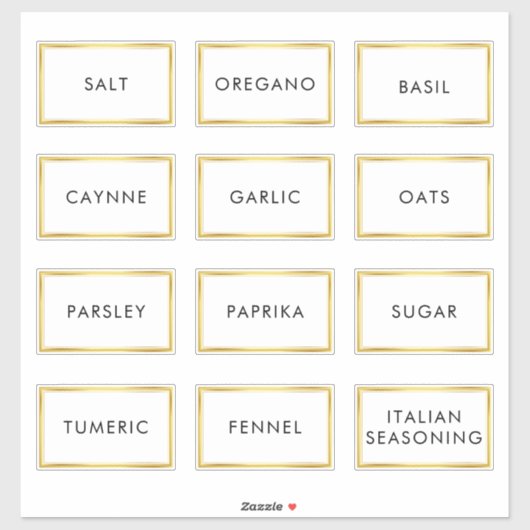 Étiquette imperméable contemporain pour bocaux à é (Feuille)