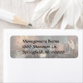 Étiquette Impression - Arrêtez les presses (En situation)