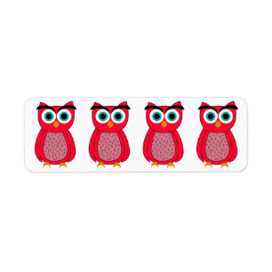 Étiquette Impression de photo de hibou