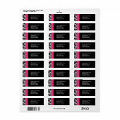 Étiquette Impression Zebra colorée (Feuille entière)
