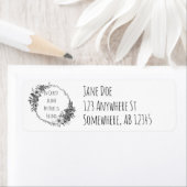 Étiquette In Christ Alone Return Address Labels (En situation)