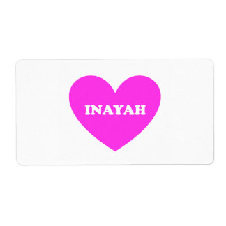 Étiquette Inayah