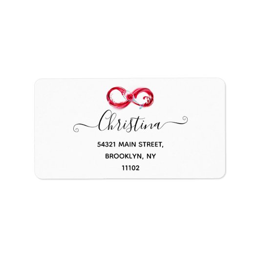 Étiquette Infinity (Devant)