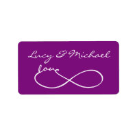 Infinity Love Lemniscate white + votre backgr.