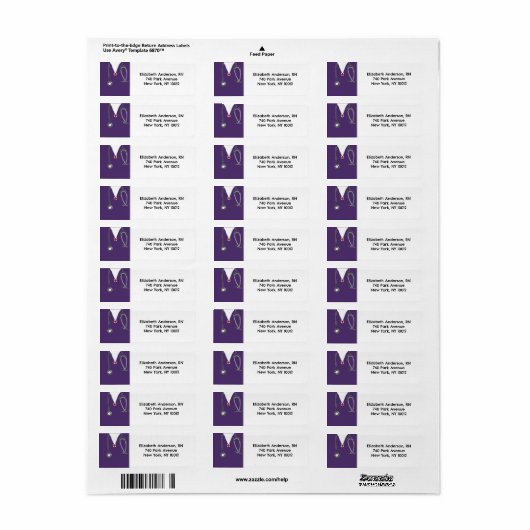 Étiquette Infirmière (Feuille entière)