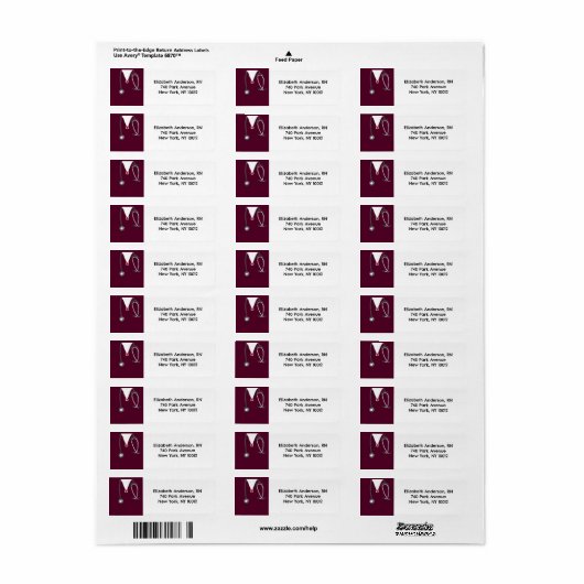 Étiquette Infirmière (Feuille entière)