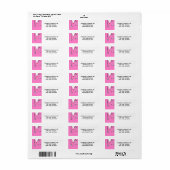 Étiquette Infirmière (Feuille entière)