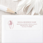 Étiquette Infirmière de grossesse Doula Coach de naissance p (En situation)