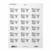 Étiquette Infirmière psychiatrique+Personnaliser le nom/l'ad (Feuille entière)