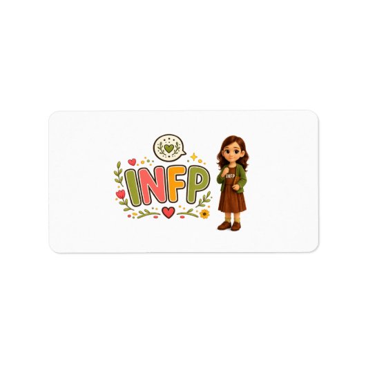 Étiquette INFP — A Sonhadora Criativa (Devant)