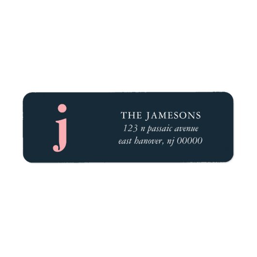 Étiquette initial en gras (Devant)