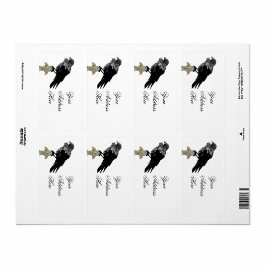 Étiquette Inked (Feuille entière)
