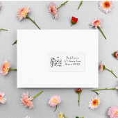 Étiquette inséparables, s'attendant à un ajout à la famille 