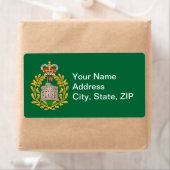 Étiquette Insigne de la Maison de Windsor (En situation)