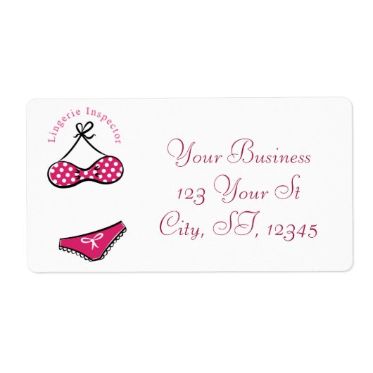 Étiquette Inspecteur de lingerie Thunder_Cove (Devant)