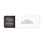 Étiquette Inspiration Suivez votre devis Dreams (Devant)