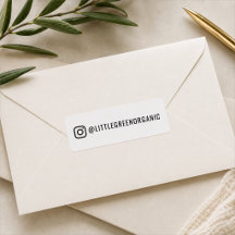 Étiquette Instagram | Autocollant de poignée Insta