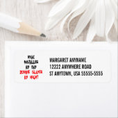 Étiquette Installation de Zombie Slayer HVAC (En situation)