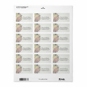 Étiquette Instructeur de méditation YOGA Studio Mandala colo (Feuille entière)