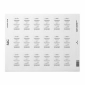 Étiquette Instructions pour l'extraction de vanille maison d (Feuille entière)