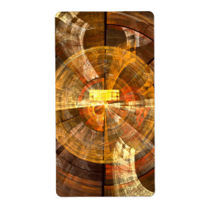 Étiquette Intégrité Art Abstrait fractal