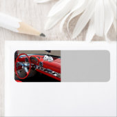 Étiquette Intérieur de voiture classique (En situation)